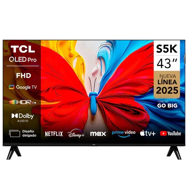 Televisor QLED 43" 43S5K Google TV TCL