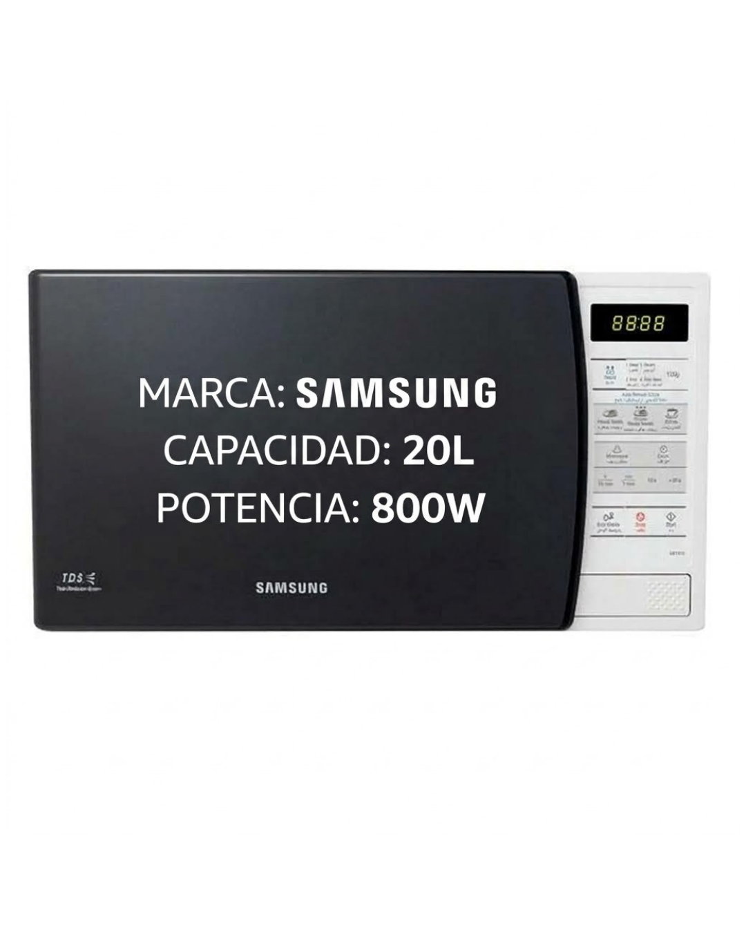 Microondas ME731K-KD Blanco 20 Lts. 800w 6Niv.Coc