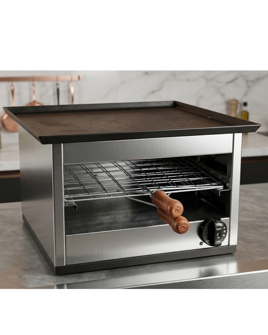 Tostador Carlitero Simple C/Plancha Bifera 170030