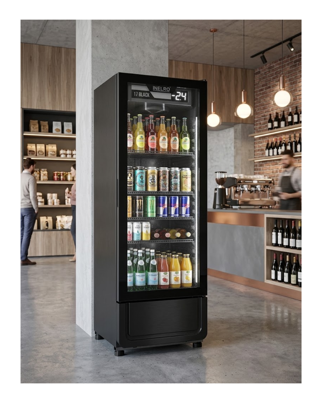 Exhibidora MT-17 NG BLACK (Negra) Inverter Bi Volt