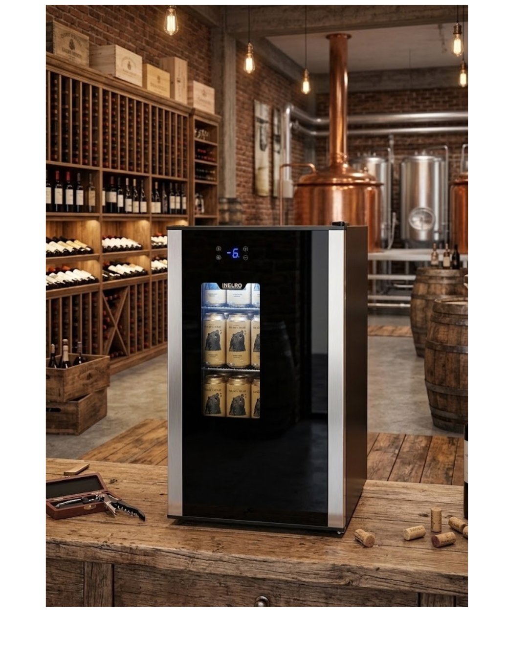 Cava para Vinos y Cervezas JC-98G 28 Lts o 78 Lata
